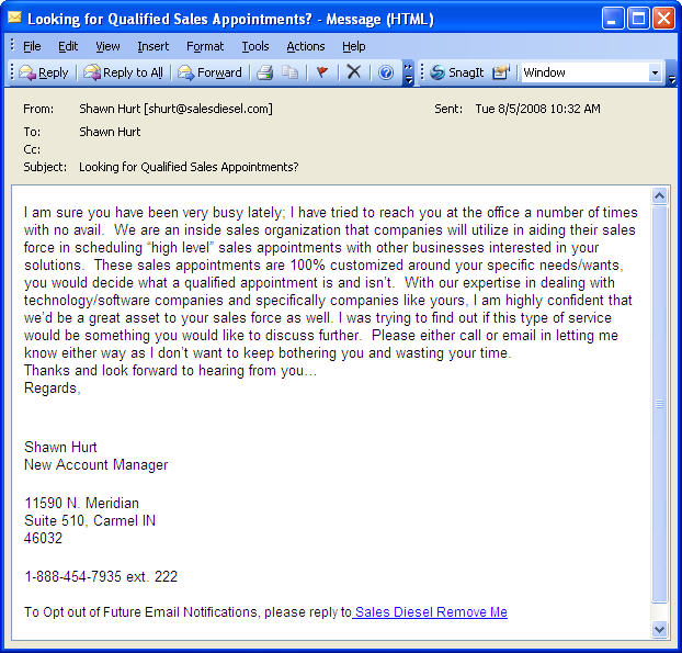 Why do salesmen lie?